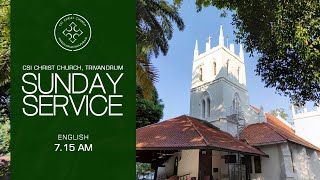 Sunday Service English Eucharist  November 5 2023  715 AM  CSI Christ Church Trivandrum [upl. by Arekat]