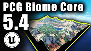 PCG Biome Core Plugin Tutorial  Unreal Engine 54 [upl. by Ayoted375]