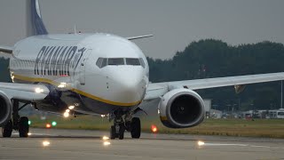 Ryanair 737 Full Power Take Off [upl. by Alaunnoif49]