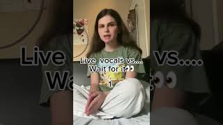 Teenagers Live vocals vs Studio Recording shorts livevocals viral fyp mychemicalromance [upl. by Jeramey]