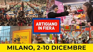 ARTIGIANO IN FIERA 2023 A MILANO PRODOTTI DA OGNI ANGOLO DEL PIANETA [upl. by Stefan]