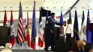 CMSgt Andrea Falcher Retirement  Ceremony 3 of 7 [upl. by Anavlis429]