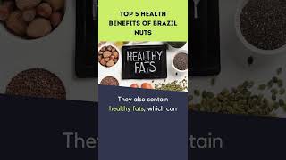 Top 5 Health Benefits of Brazil Nuts [upl. by Orlanta]