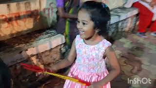 Aashka celebrating Navratri childvlogger cutekidsvideos cute dandiya [upl. by Tabatha718]