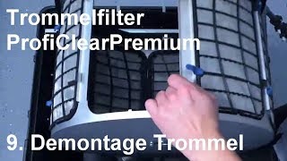 Trommelfilter Oase ProfiClear Premium  Filtertechnik Seminar Video 9  Demontage der Trommel [upl. by Ssew]