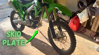 Acerbis Skid Plate Installation [upl. by Suoicul69]