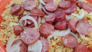 rubacão o baiãodedois com linguiça calabresa defumada acebolada [upl. by Ledif]