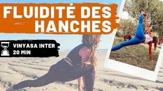 OUVERTURE DES HANCHES  YOGA INTERMEDIAIRE 👯‍♀️ Vinyasa 20 Min 🧡 [upl. by Airtemed]