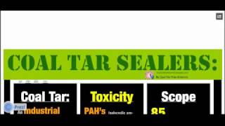 A Toxic Trail Across the US A Coal Tar Sealant Infographic [upl. by Aicilram]