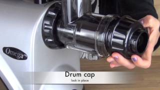 Omega NC800HDS Nutrition Center Juicer Product Overview [upl. by Ahseia360]