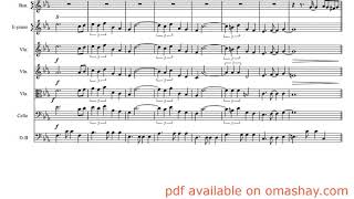 Astor Piazzolla  Oblivion complete transcription [upl. by Eldwin]