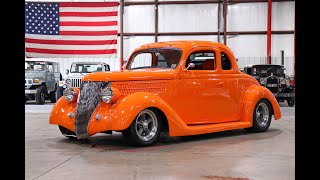 1936 Ford 2 door Coupe For Sale  Walk Around [upl. by Eekorehc456]