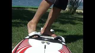 How we learn carving gybe  jibe steps  Windsurfing lessons [upl. by Anirrak]