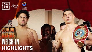 WEIGHIN HIGHLIGHTS  GILBERTO ZURDO RAMIREZ VS CHRIS BILLAMSMITH [upl. by Mountfort]