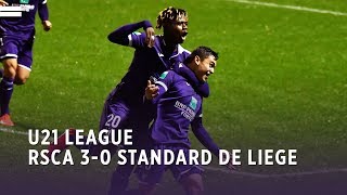 U21 League  RSCA 30 Standard de Liège [upl. by Shawna]