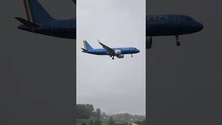 ITA airways airbus A320 EIHOE landing Bologna airport planespotting itaairways landing [upl. by Sugden976]