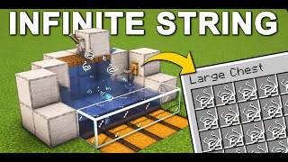 Infinite String Farm in Minecraft 120 amp 121 Duplication Glitch  Minecraft Tutorial [upl. by Adnyleb677]