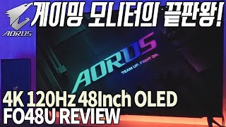 게이밍 모니터의 끝판왕 기가바이트 어로스 FO48U 48인치 OLED 모니터 솔직 리뷰 GIGABYTE AORUS FO48U 4K UHD 120Hz  홍방장 [upl. by Hadeehsar]