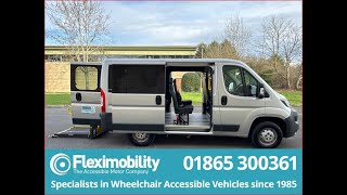 Peugeot Boxer Wheelchair Accessible Vehicle 7 seater WAV SF66HGG [upl. by Yrahcaz285]