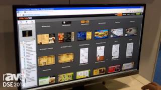 DSE 2014 SmarterSign Demos SmarterSign Manager Application for Digital Signage [upl. by Eldrid]