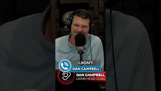 Dan Campbell shares his thoughts when talking heads say the Lions are running up the score shorts [upl. by Ahsienod696]