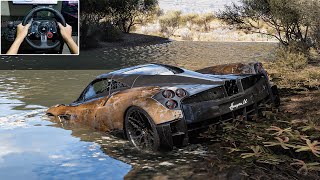 Rebuilding Pagani Huayra BC Forza Horizon 5 Logitech G29 Stering Wheel Gameplay [upl. by Sawtelle176]