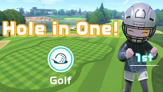 THE STRANGEST HOLE IN ONE Golf 3 Switch Sports [upl. by Anirehtak836]