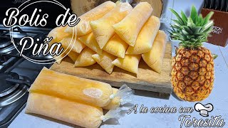 BOLIS DE PIÑA RIQUÍSIMOS Y SUAVECITOS Receta Aqui ⬇️👩‍🍳😋 [upl. by Consolata966]