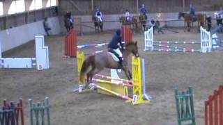 concours cheval saut obstacle Ophélie ferme des buis 290309 1 [upl. by Strauss558]