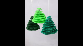 DIY 🎄 Pyramiden Weihnachtsbaum häkeln [upl. by Atikcir]