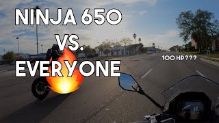 HOW TO MAKE YOUR NINJA 650 FASTER🔥💨 [upl. by Euginimod526]