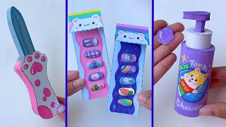 Paper craftEasy craft ideas miniature craft  how to make DIYschool projectTonni art and craft [upl. by Alys]