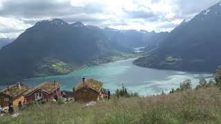 NORWAY Hike to Raksetra in Loen Stryn [upl. by Abibah]