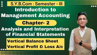 SYBCOM  Analysis of Financial Statements  Chapter 2  Semester 3  Lecture No 1  Hemal Sir [upl. by Mcdonald]