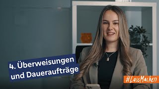 4 Überweisungen und Daueraufträge [upl. by Ecirehc]