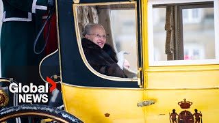 Queen Margrethe takes final carriage ride as Danish monarch after unexpected abdication [upl. by Ztnaj8]