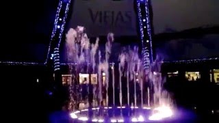 Viejas Casino Water light mini shows in Alpine Ca USA December 8 2015 [upl. by Cann231]