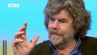 Reinhold Messner Extreme Mountaineer and Author  Talking Germany [upl. by Shenan]