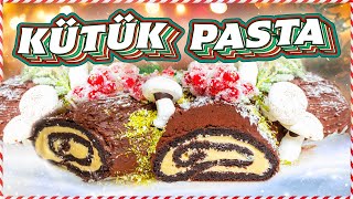 Kütük Pasta Tarifi 🪵🎄 Yılbaşı Sofranız İçin Nokta Atışı Yule Log  Bûche De Noël [upl. by Anrym246]