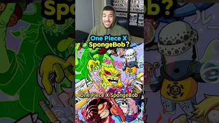 ONE PIECE X SPONGEBOB GOES CRAZY 😭🔥 Art By Percodine shorts [upl. by Anerat]