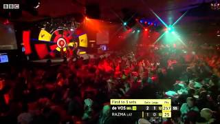 ▶ Lakeside World Darts Championships 2014 Geert De Vos Belgium  Madars Razma Latvia [upl. by Lohner639]