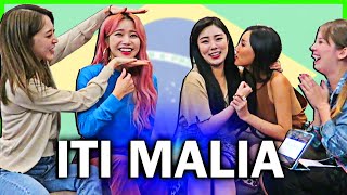 Ensinei GÍRIAS BR para IDOLS COREANAS ft MAMAMOO 🇧🇷🇰🇷 [upl. by Lucilia]