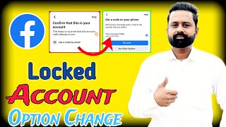 How to change option in locked facebook account 2024  Facebook में number code option कैसे बदले [upl. by Nikoletta901]