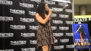 Jordin Sparks singing Love Will at the Mall of America [upl. by Naharba]