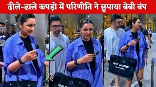 Pragnent Parineeti Chopra Hide Her Baby Bump In Loose Fitting Clothes [upl. by Siana]