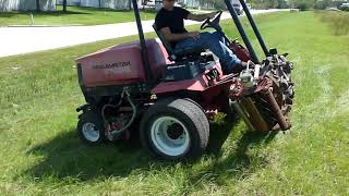 1996 Toro 6700D Reelmaster Mower w Puegoet XUD9 Diesel Engine [upl. by Iramat]