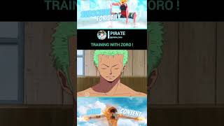 BROOK 💀 TRAINING WITH ZORO  zoro brook yohoho onepiece onepiecefunny funny anime animeedit [upl. by Ivar]