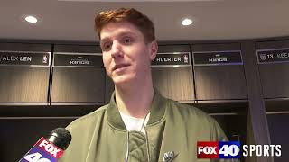 Kevin Huerter on his Kings poor outing in 33point loss to Pelicans reacts to recent trade rumors [upl. by Griffis338]