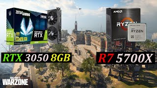 RYZEN 7 5700X  RTX 3050 8GB  WARZONE 30  REBIRTH ISLAND Competitive Settings 1080p [upl. by Anaitsirk]