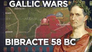 Caesar and Gallic Wars Battle of Bibracte 58 BC DOCUMENTARY [upl. by Pang]